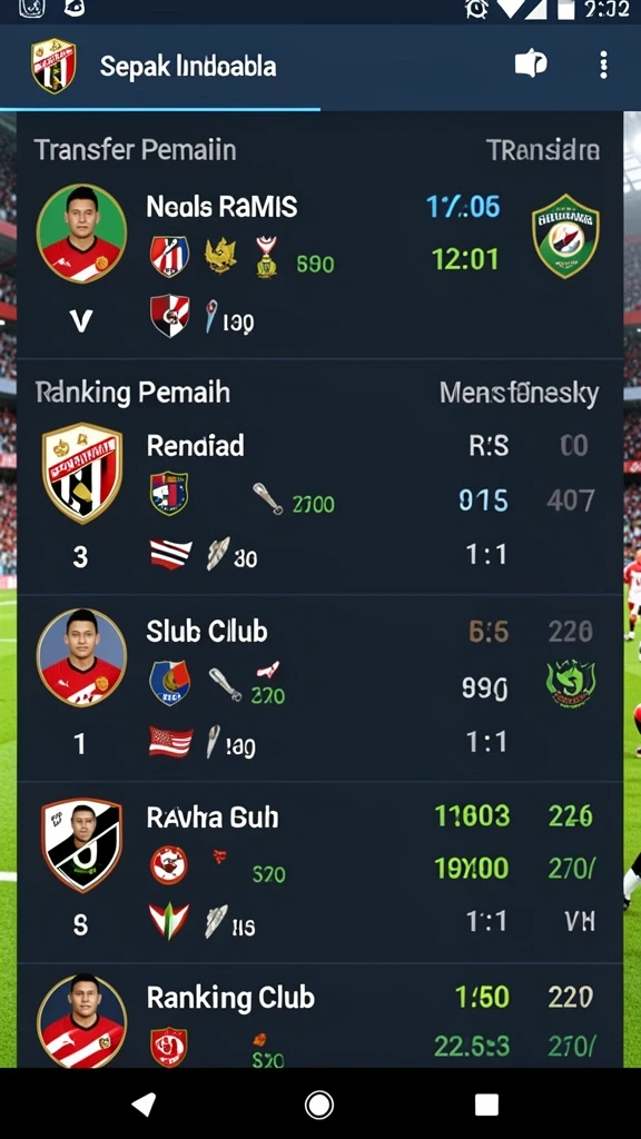 rk77 - Tampilan awal yang menarik dan interaktif.