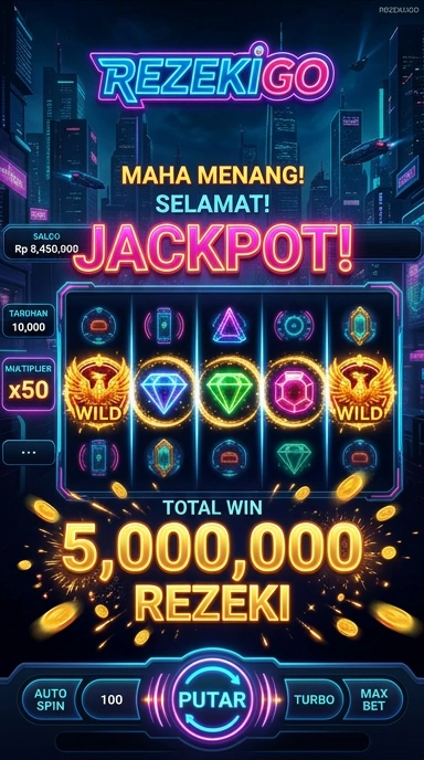Layar utama rezekigo — antarmuka bersih setelah instalasi